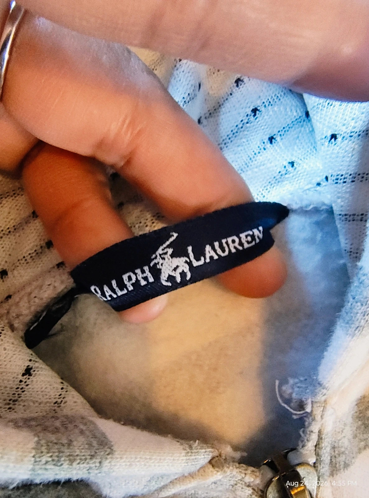Ralph Lauren zip hoodie unisex 7 to 8 size