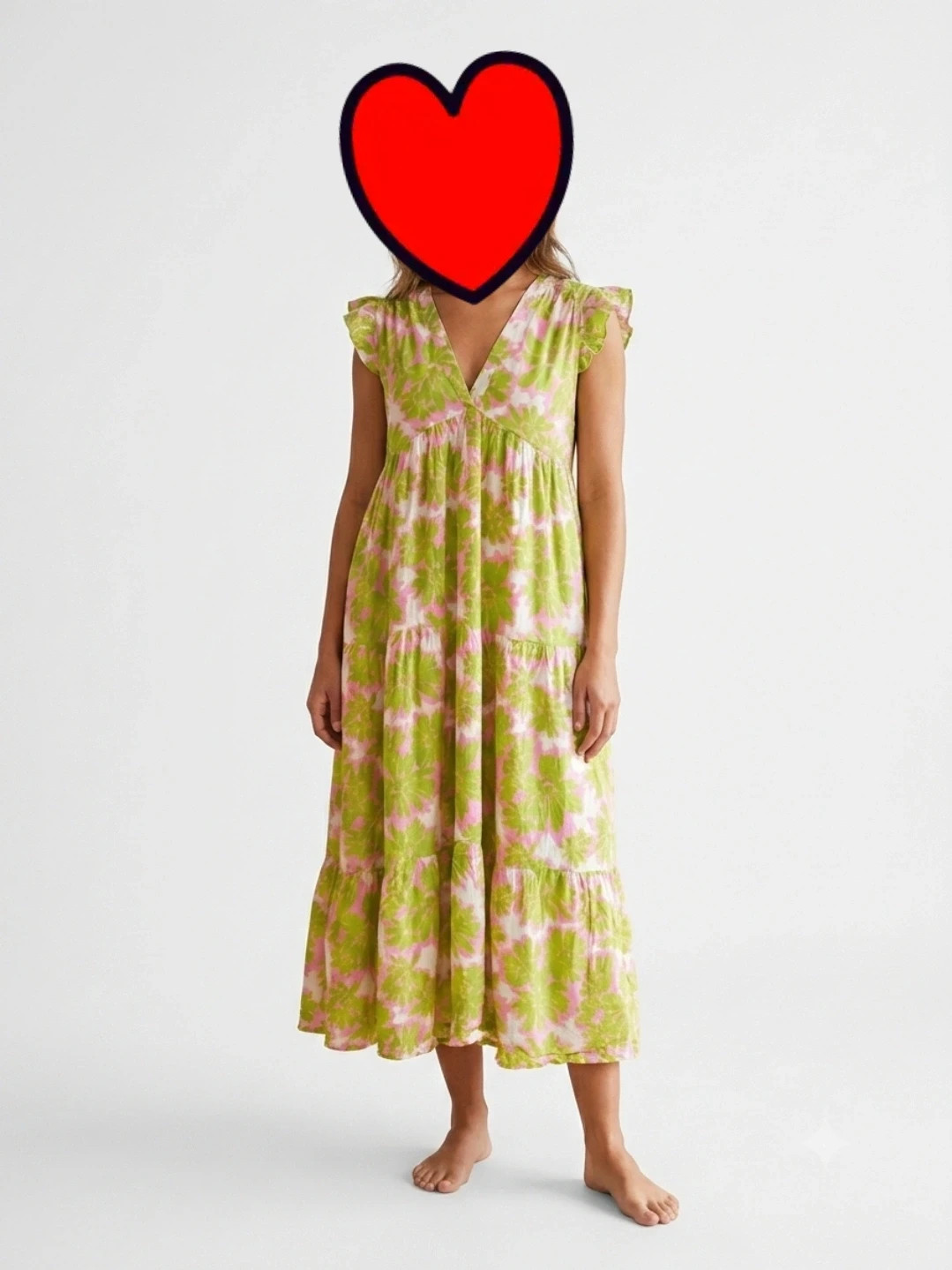 Papavero long dress one size like new