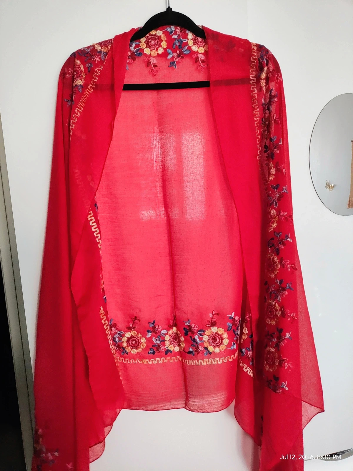 Summer scarf 🧣 cotton embroidered new – tiktok shop 4