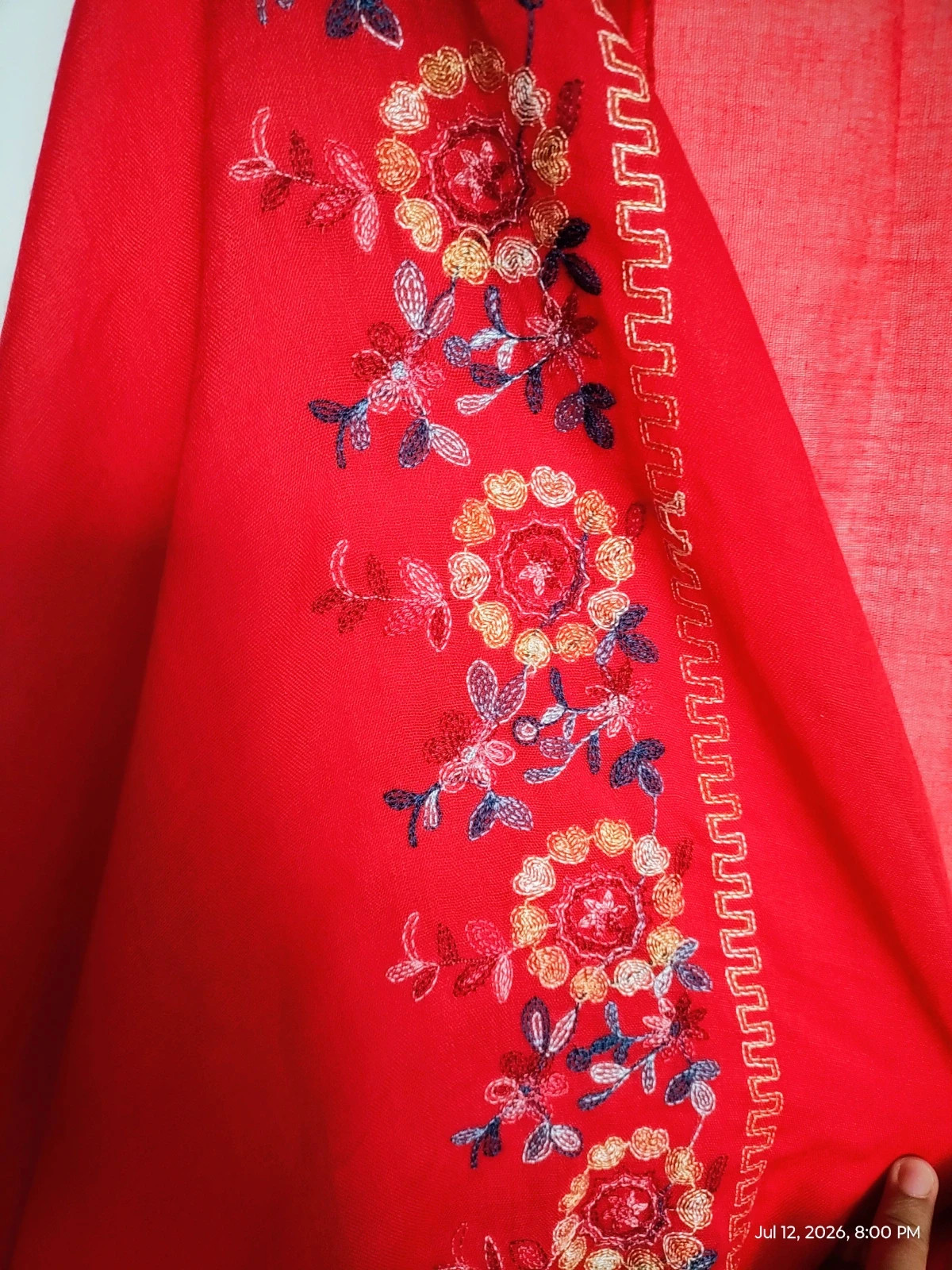 Summer scarf 🧣 cotton embroidered new – tiktok shop 2