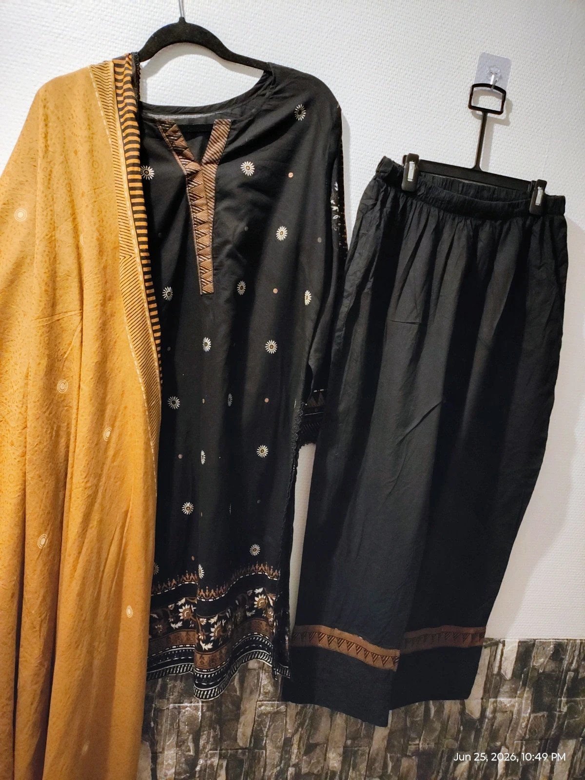 3 pc outfit tailored stitched /L – eden robe – taille M / 38 / 10 2