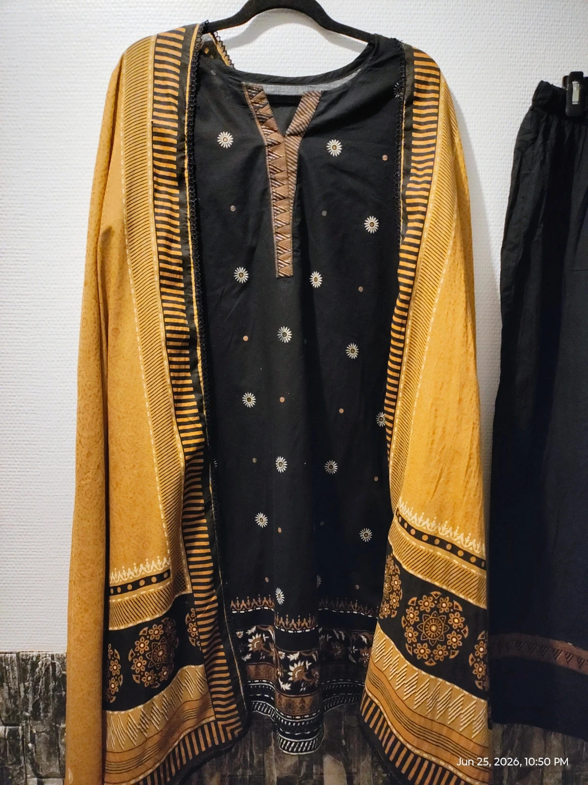 3 pc outfit tailored stitched /L – eden robe – taille M / 38 / 10 5