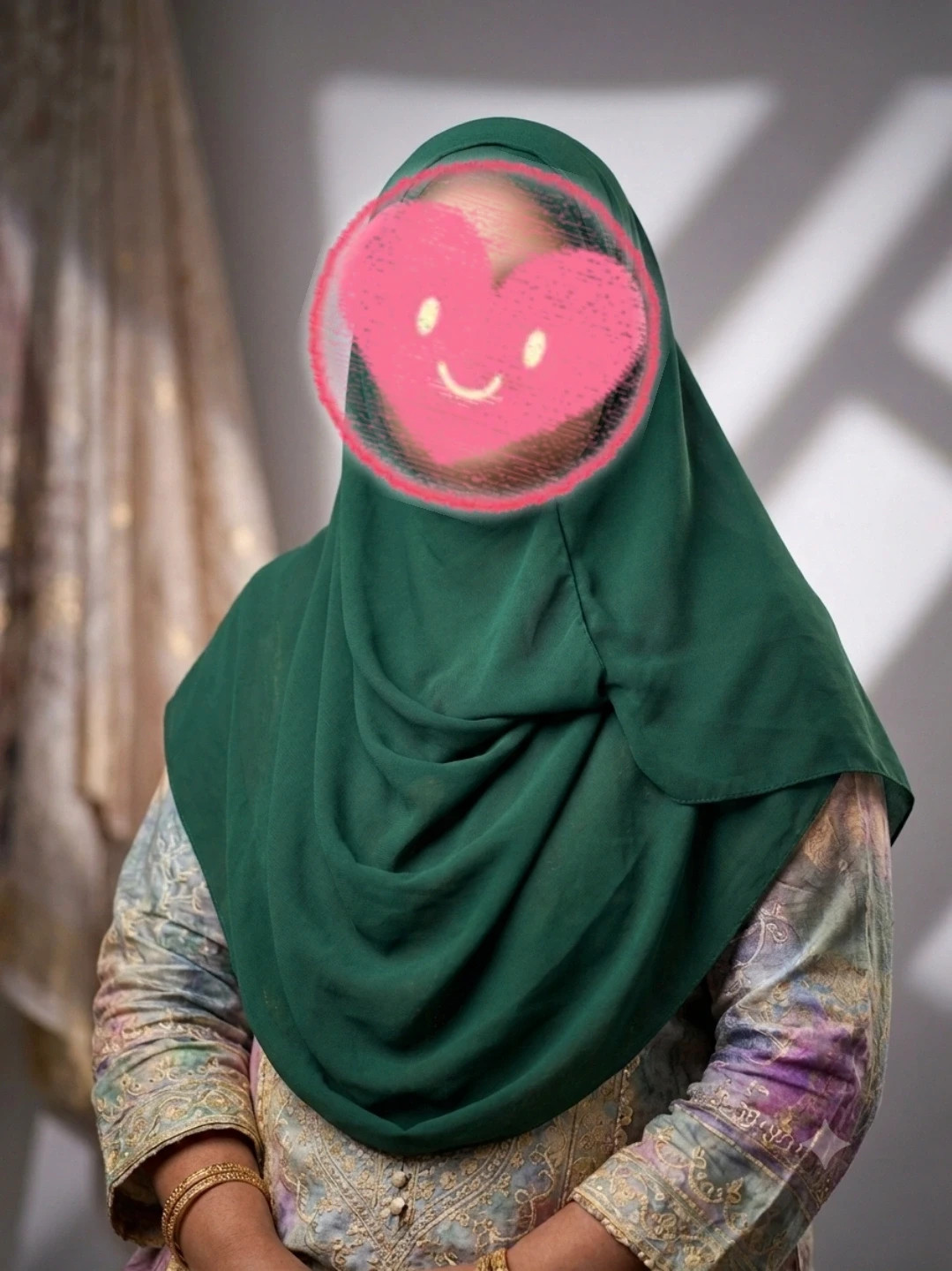 Ready to wear chiffon scarf