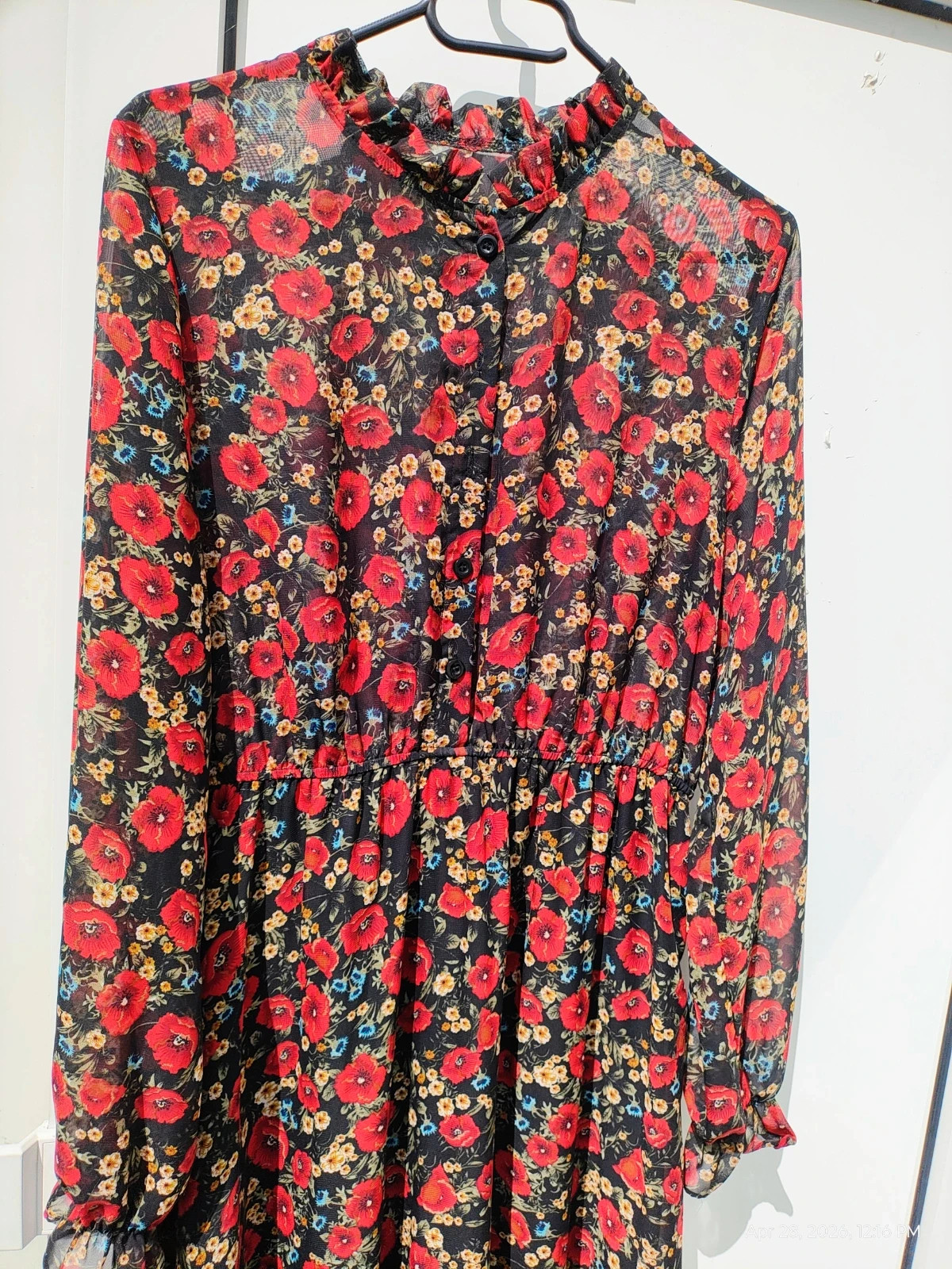 Long chiffon dress M/L – taille M / 38 / 10 2