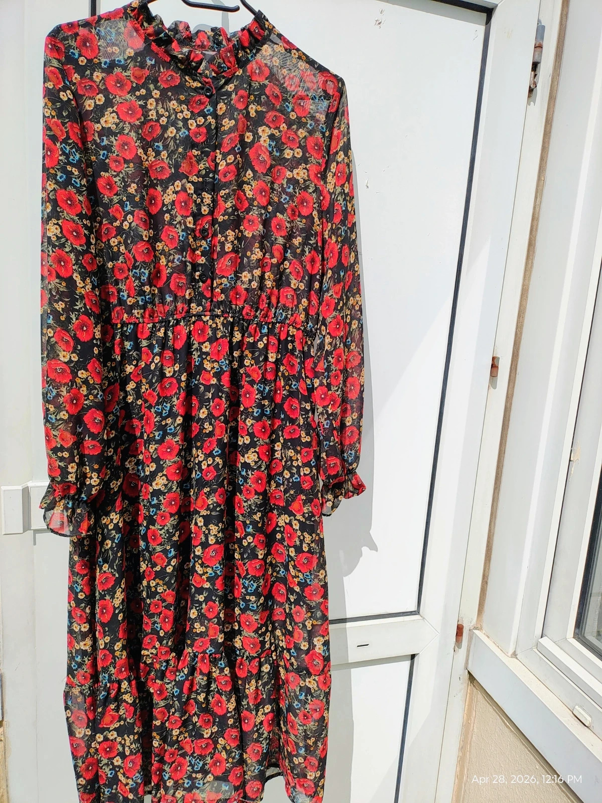 Long chiffon dress M/L – taille M / 38 / 10
