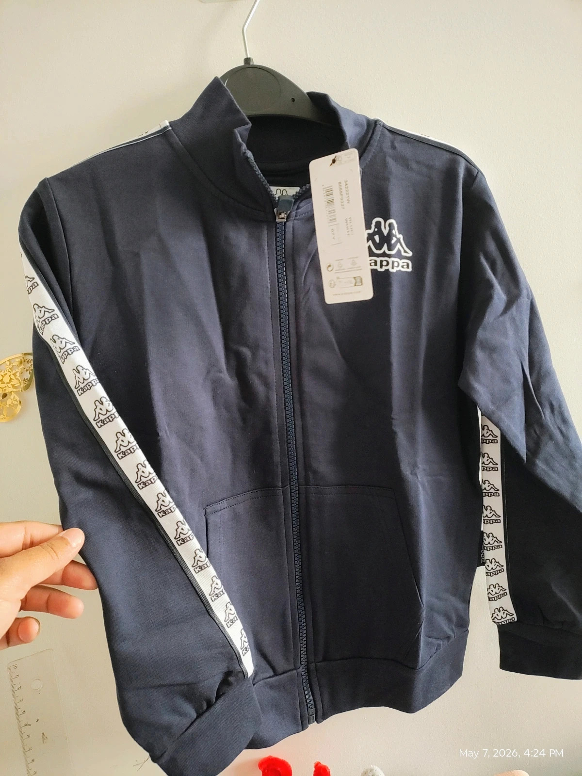Zip up jumper kappa for 7 years boy – Kappa – taille 7 ans / 122 cm 2