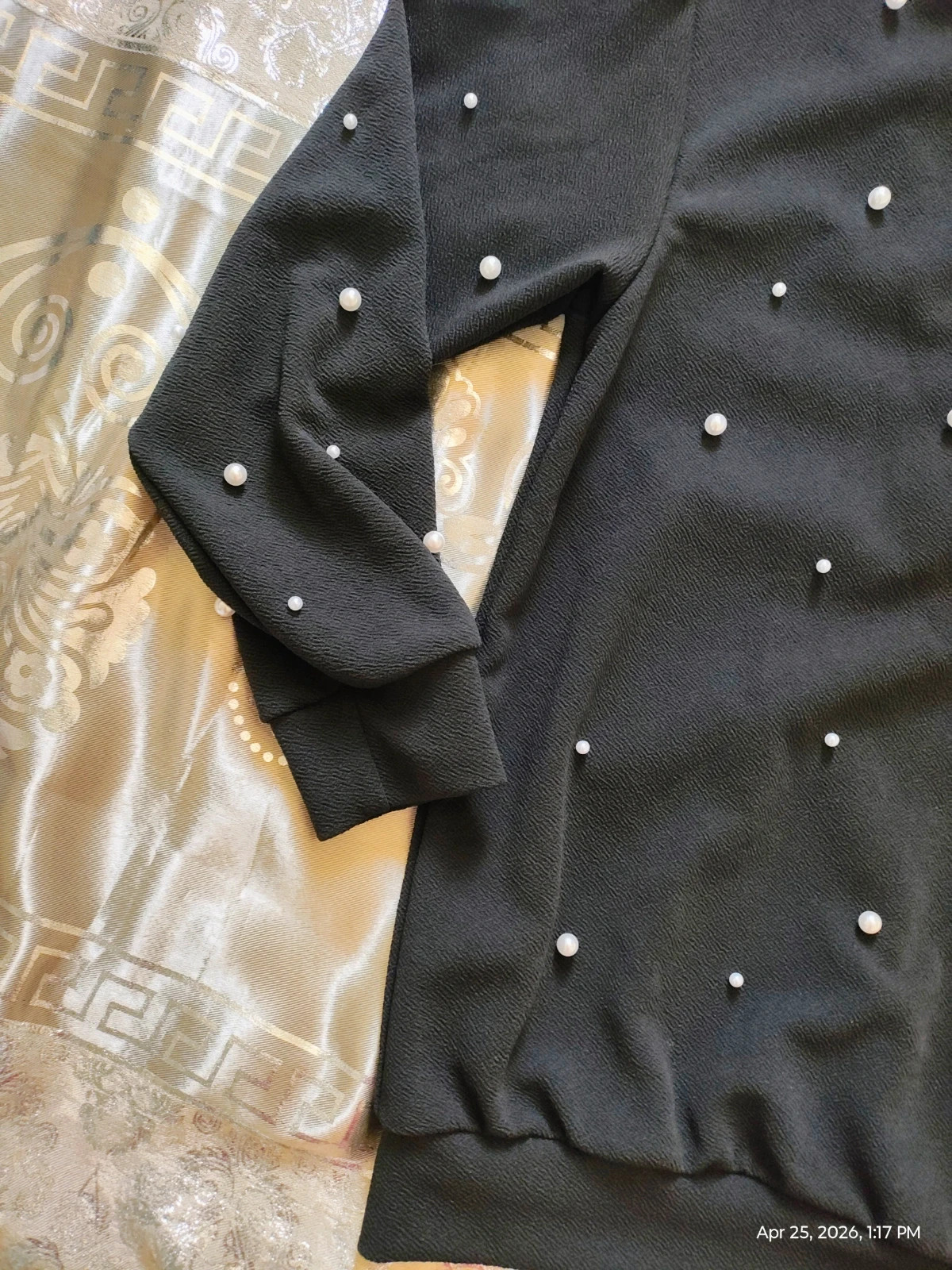 Faux pearl top for women M – taille M / 38 / 10 4