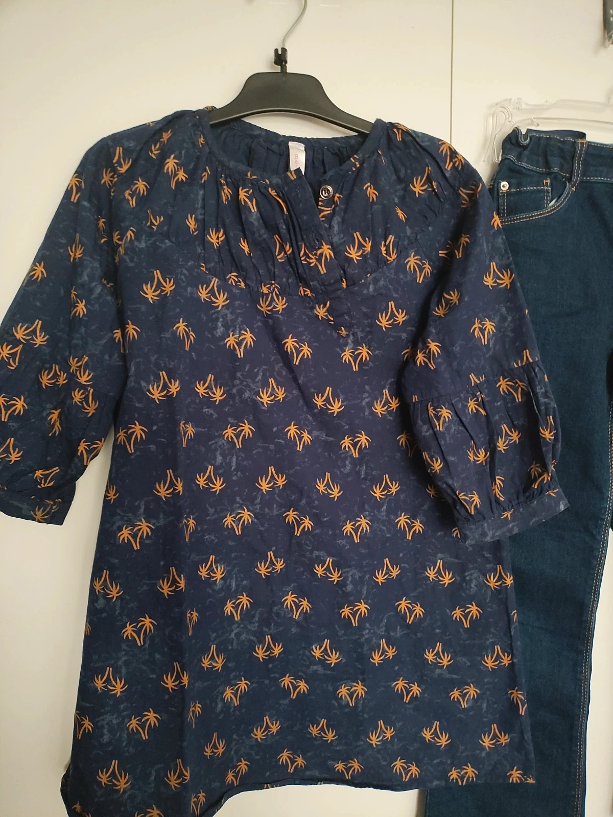 Boot cut pent with cotton blouse 8 years – In Extenso – taille 8 ans / 128 cm 2
