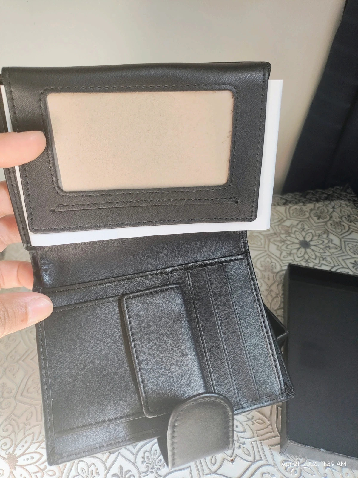 Geniuen leather men wallet 2