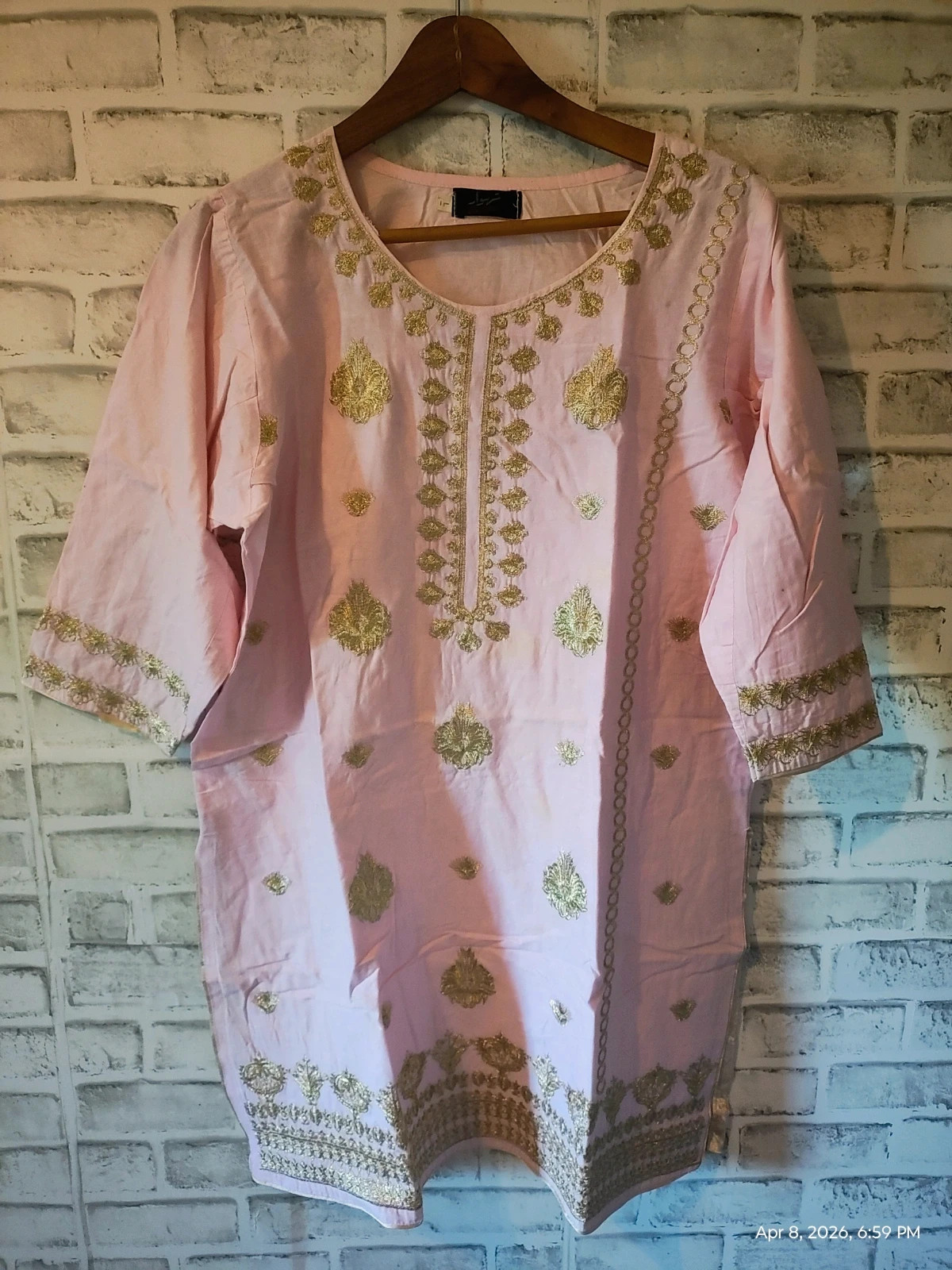 Cotton shirts embroidered