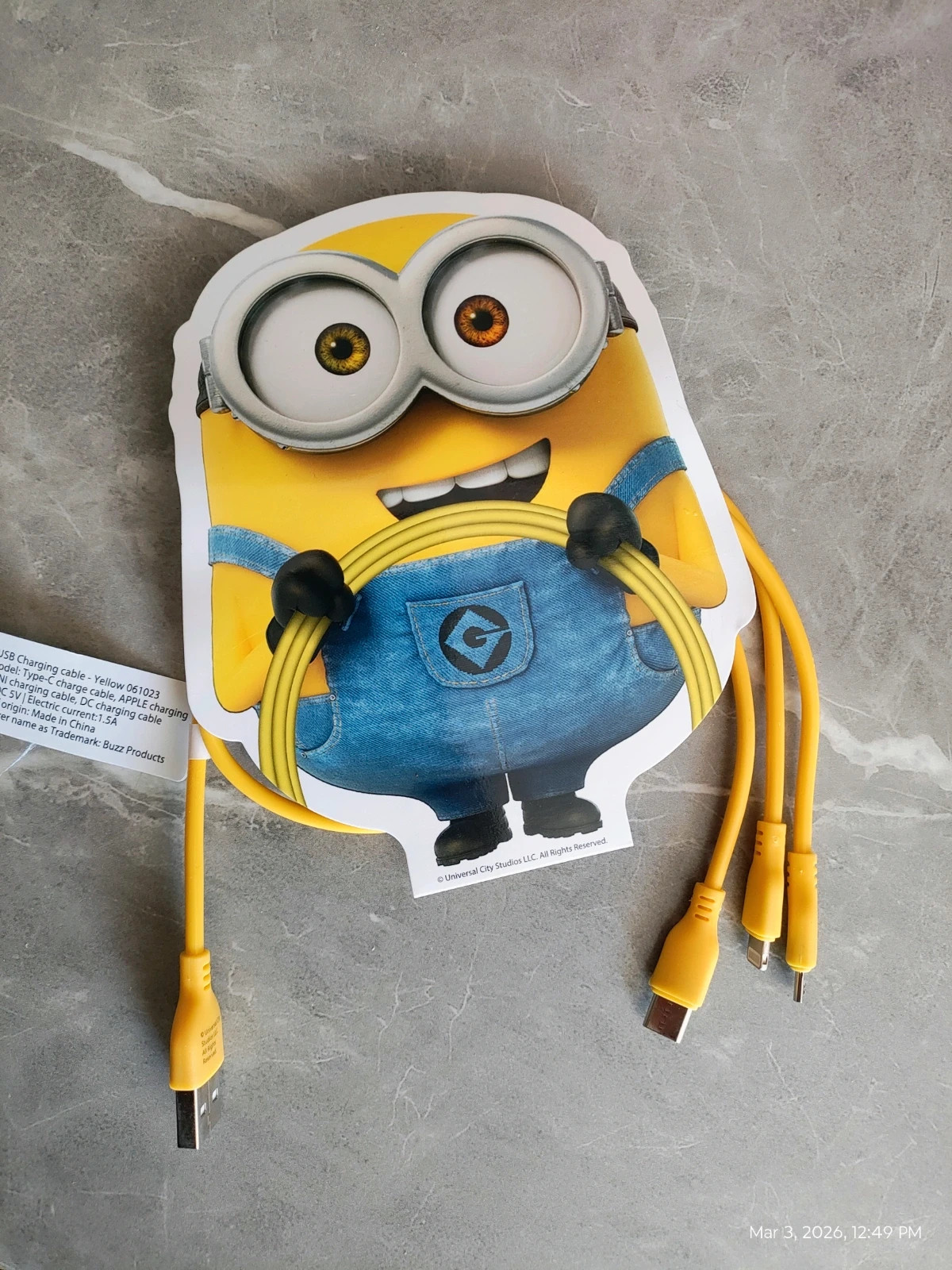 Multy USB câble – Minions 2