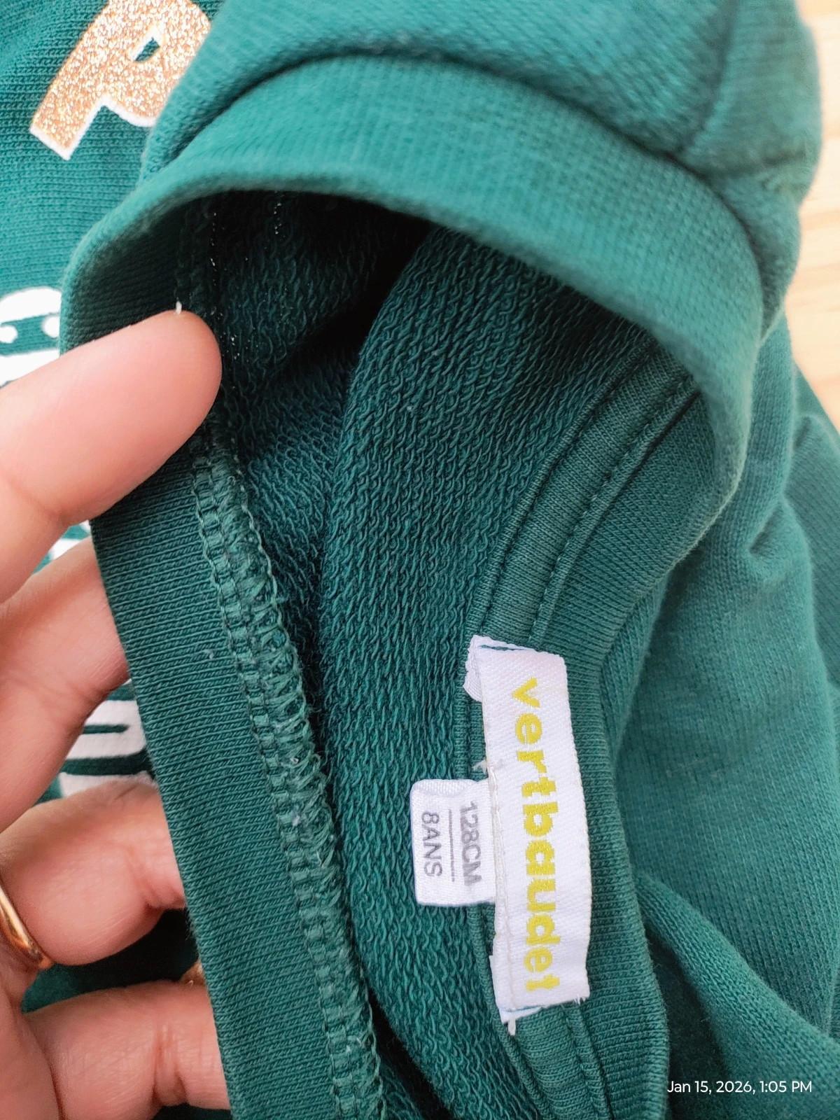 Joggers with sweat shirt – Vertbaudet – taille 8 ans / 128 cm 2