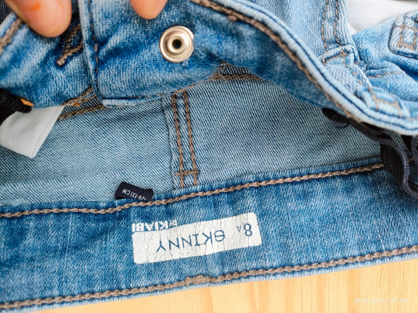 Skinny jeans for girls – Kiabi – taille 8 ans / 128 cm 2
