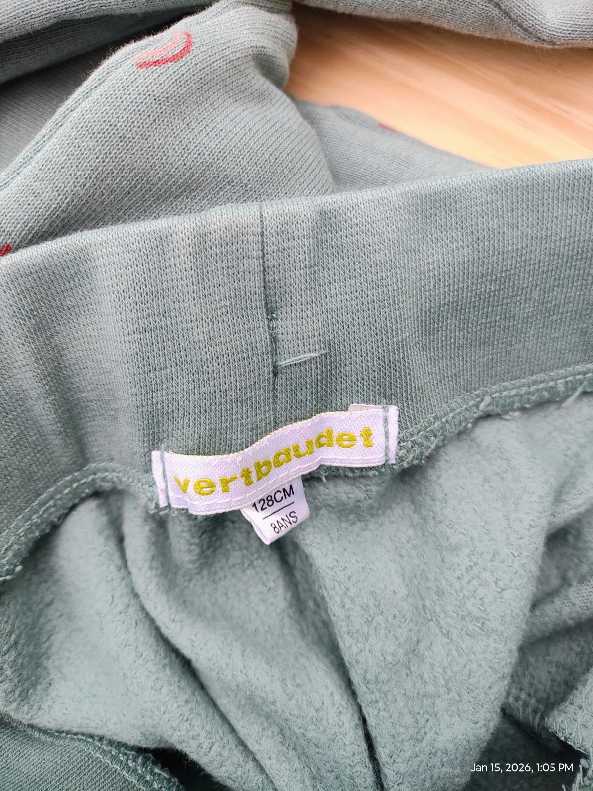 Joggers with sweat shirt – Vertbaudet – taille 8 ans / 128 cm 3