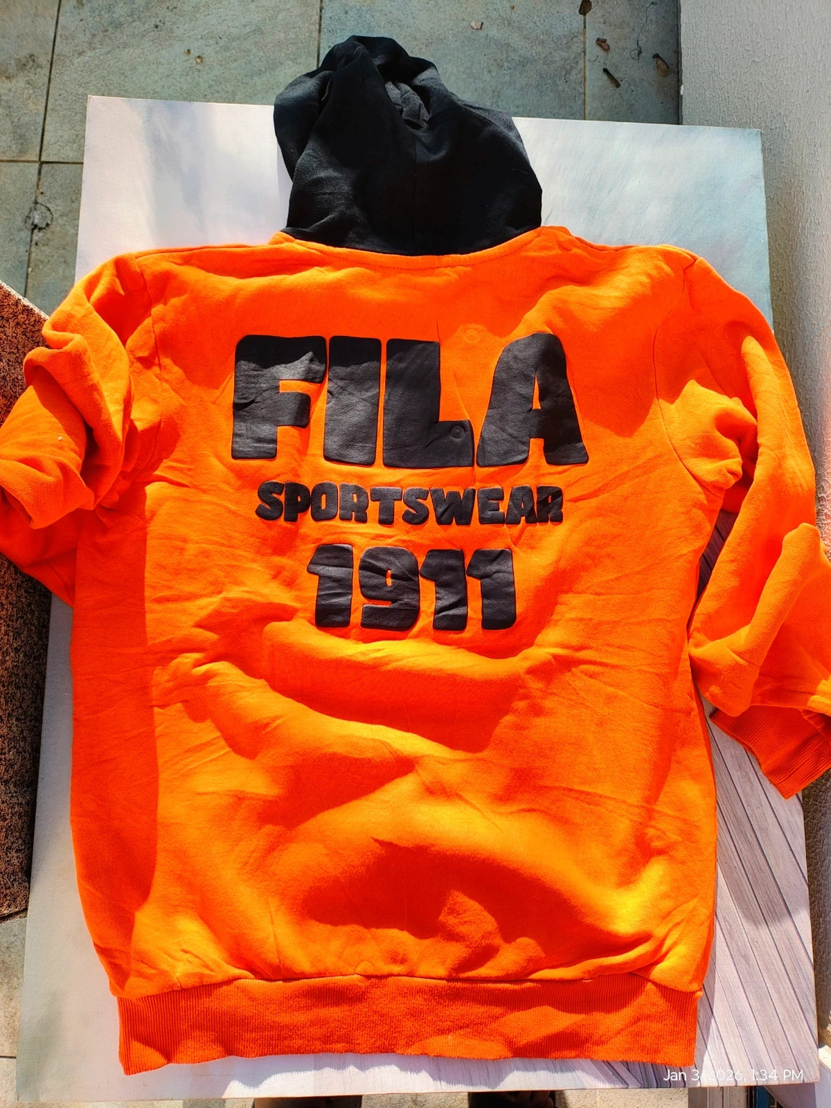 Hoodie with cap – FILA – taille L 2