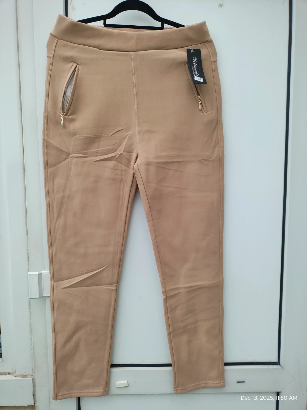 Straight flees trousers