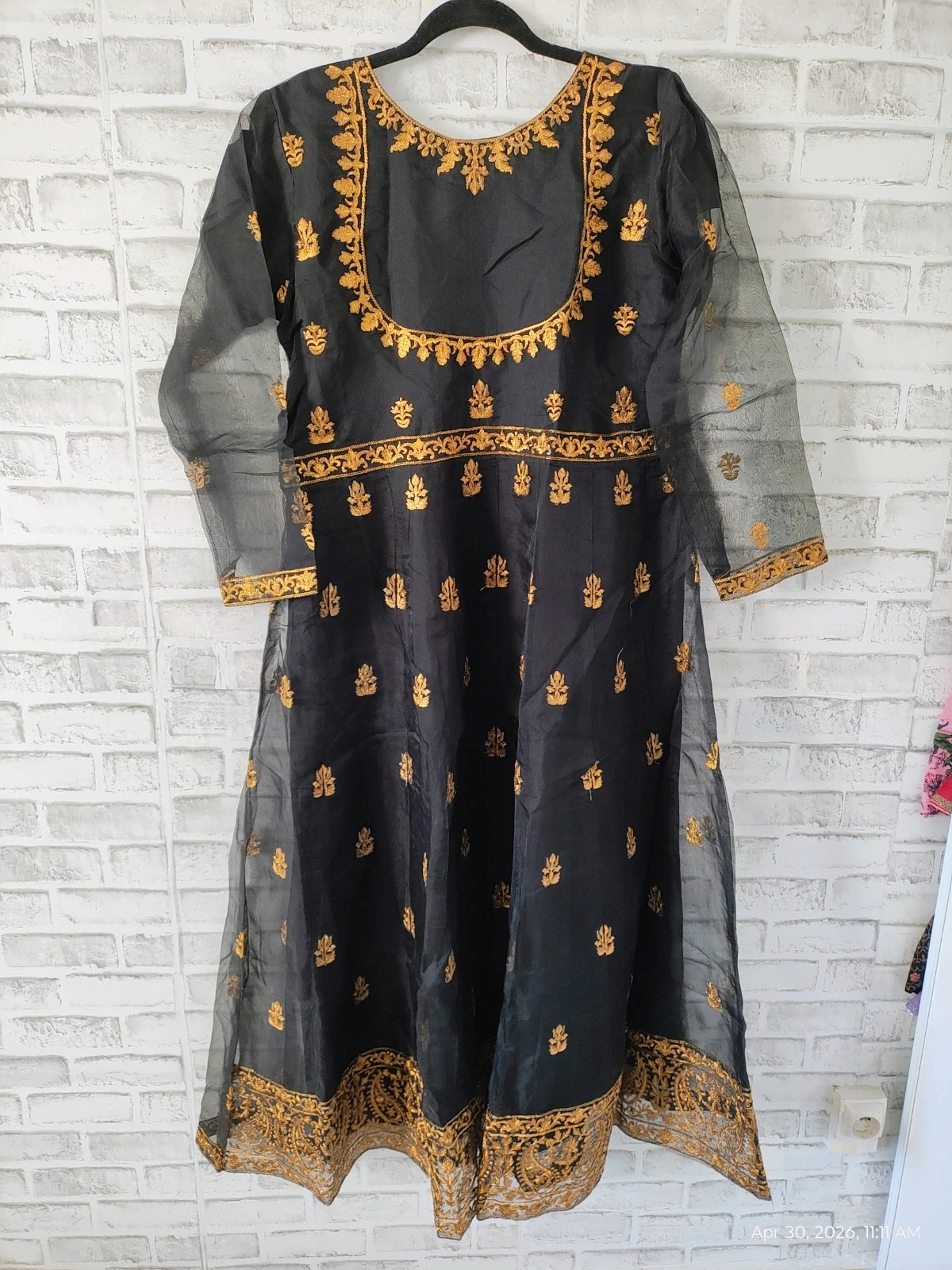 Three piece chiffon dress M – kurty bazar – taille M / 38 / 10 2