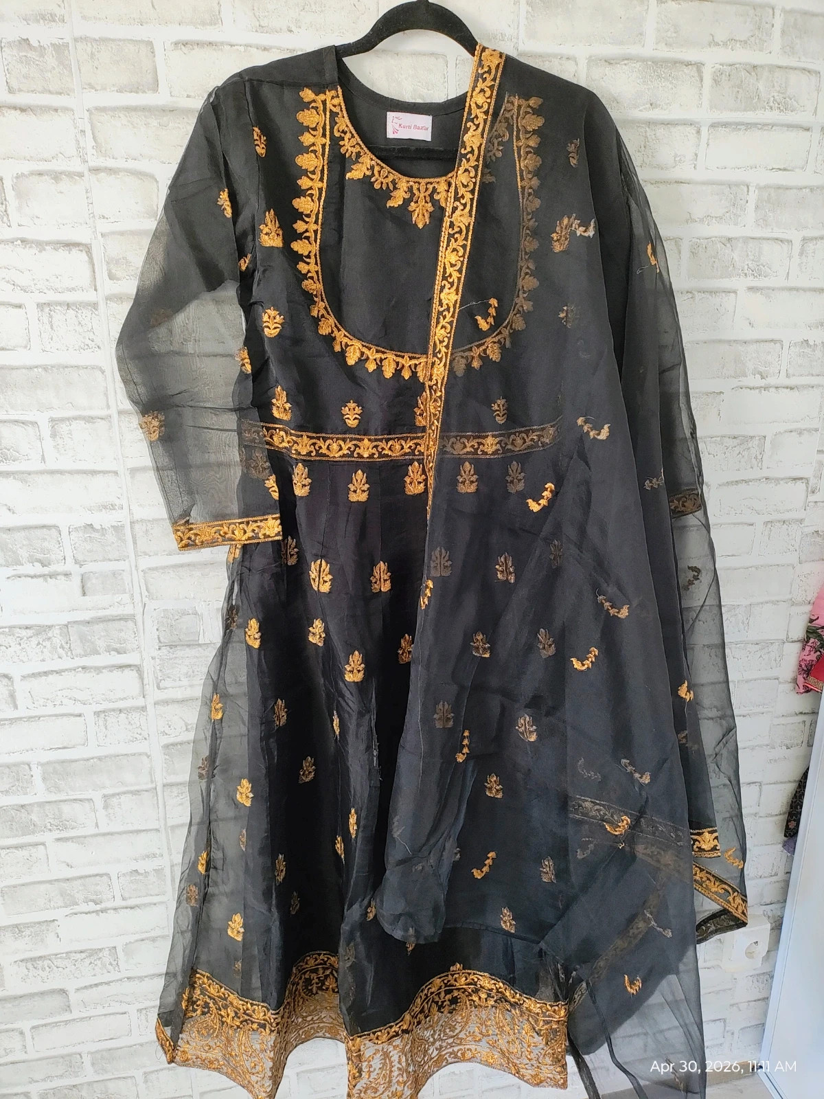 Three piece chiffon dress M – kurty bazar – taille M / 38 / 10 4