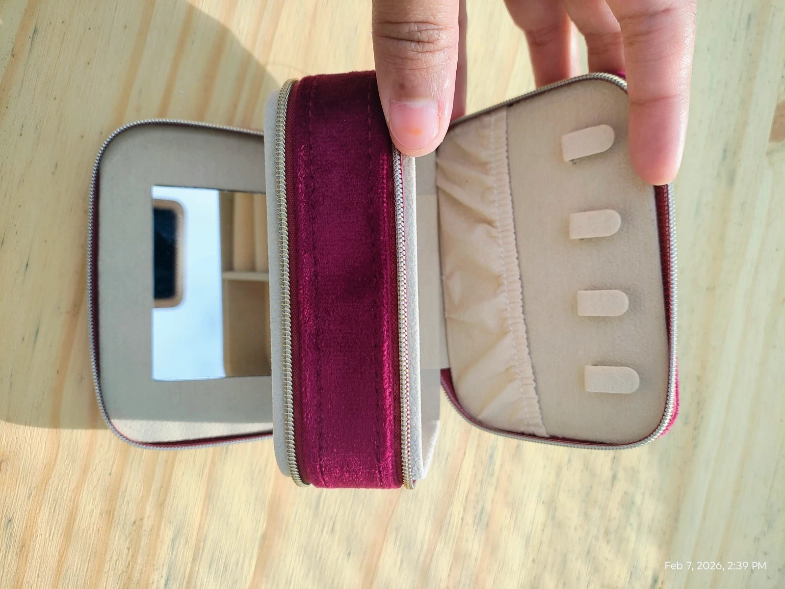 Mini double sided jewellery box – Boutique indépendante – taille XS 3