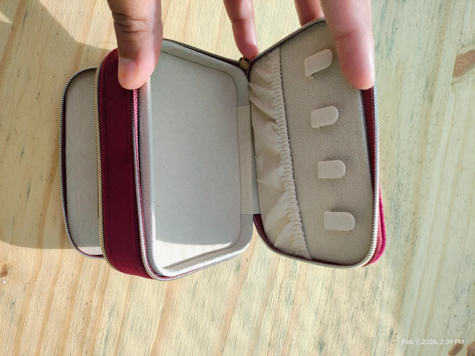 Mini double sided jewellery box – Boutique indépendante – taille XS 2