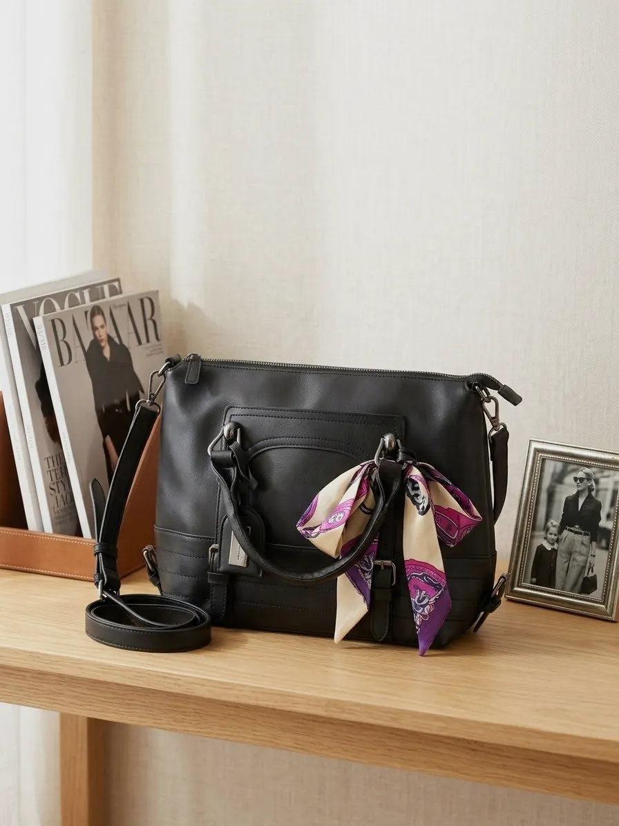 Pu leather shoulder bag  – Boutique indépendante – taille Taille unique 3