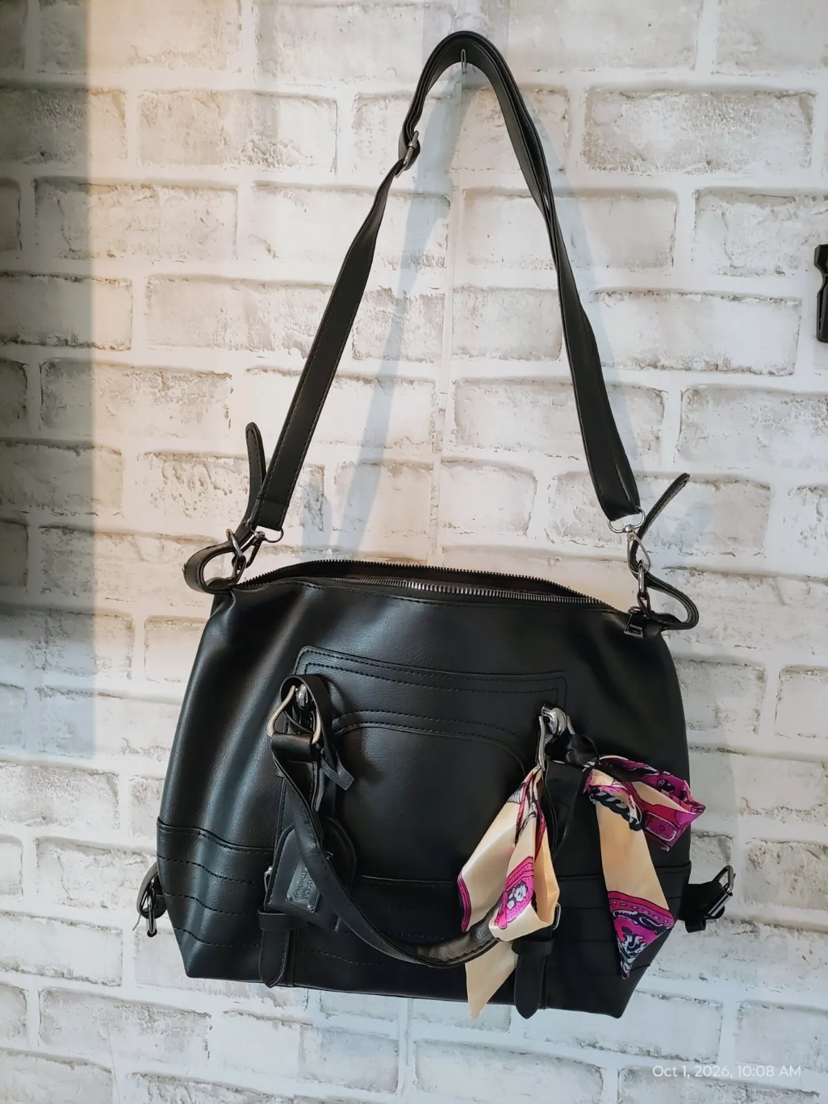 Pu leather shoulder bag  – Boutique indépendante – taille Taille unique 4