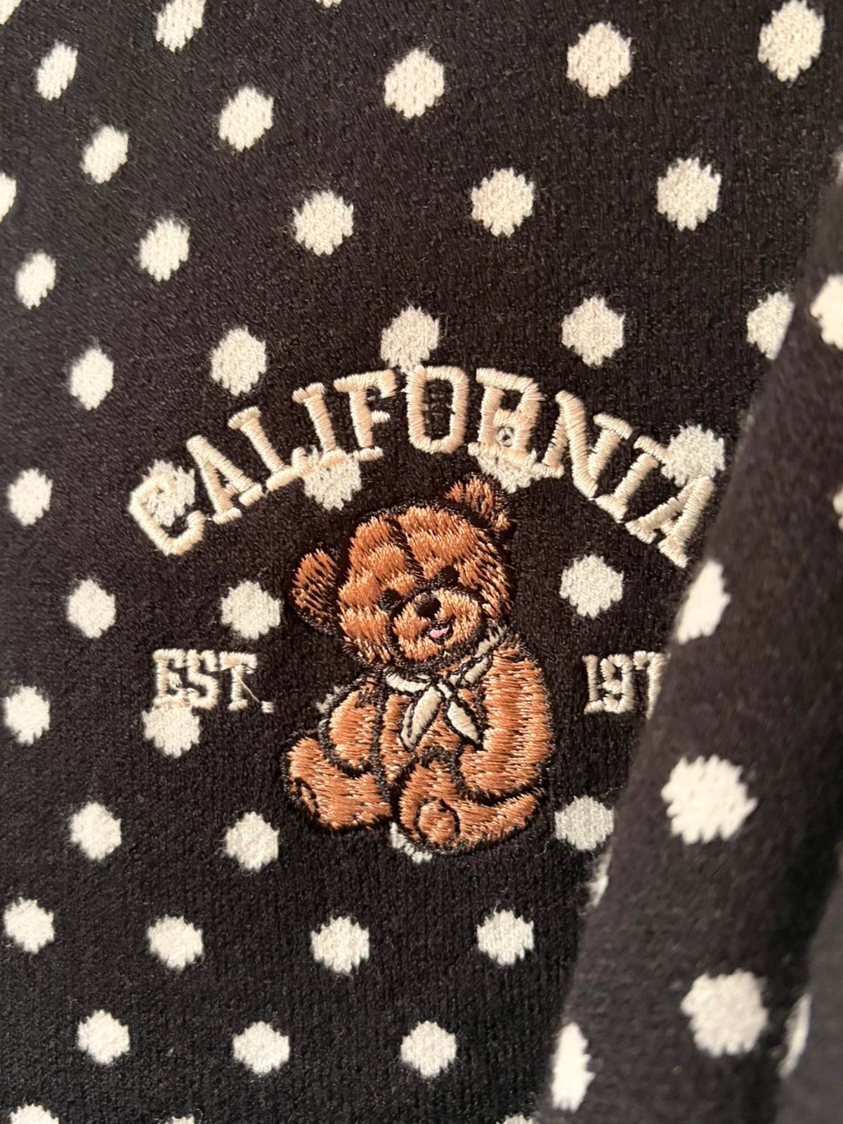 Veste zipée en maille à pois col camionneur california 36-42 – Italia – taille Taille unique 2