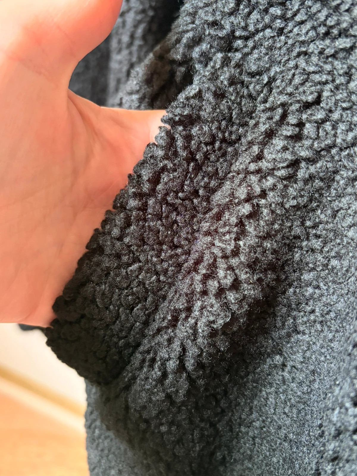 🧸Veste Teddy noir 40/46 polaire Iconic – M-Made in Italy – taille Taille unique 4