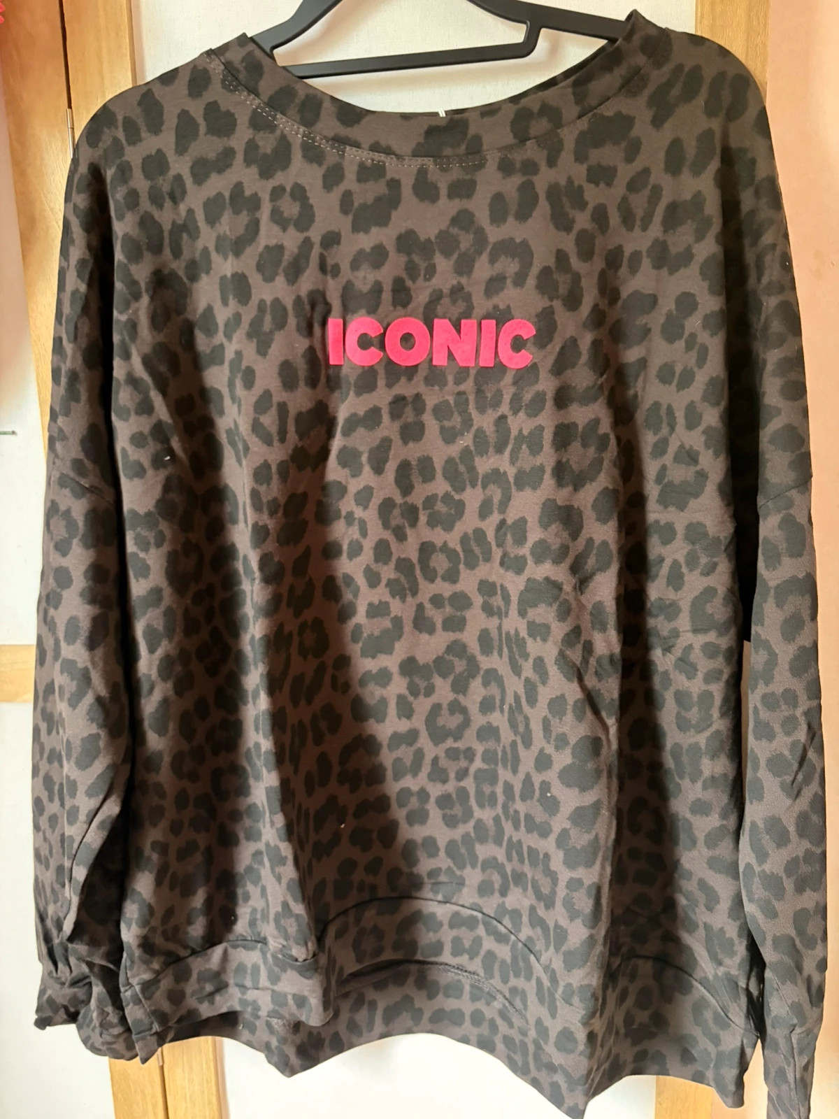 🤎Sweat fin choco curvy léopard tendance iconic 40/46 – Ciao – taille Taille unique 3