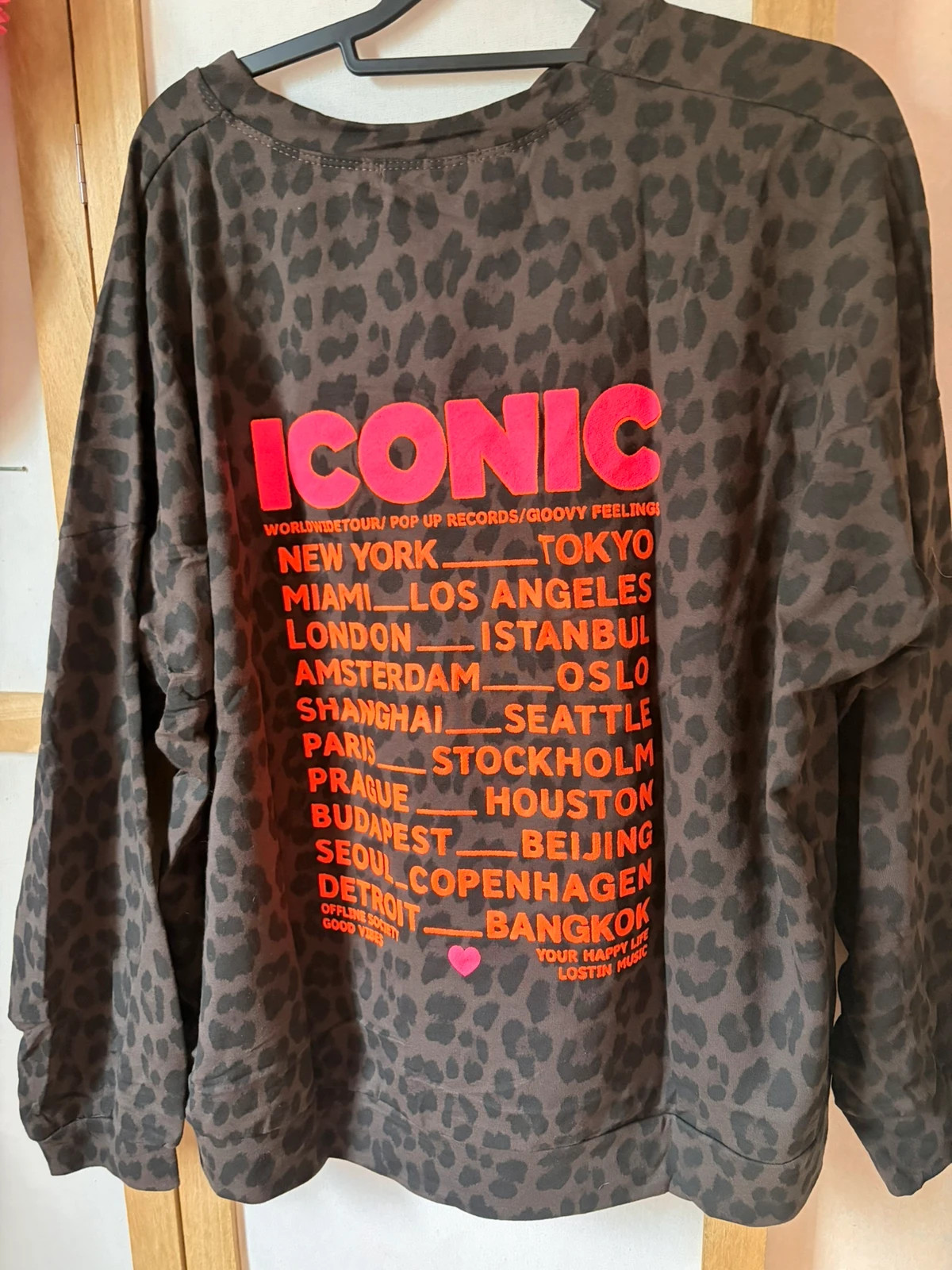 🤎Sweat fin choco curvy léopard tendance iconic 40/46