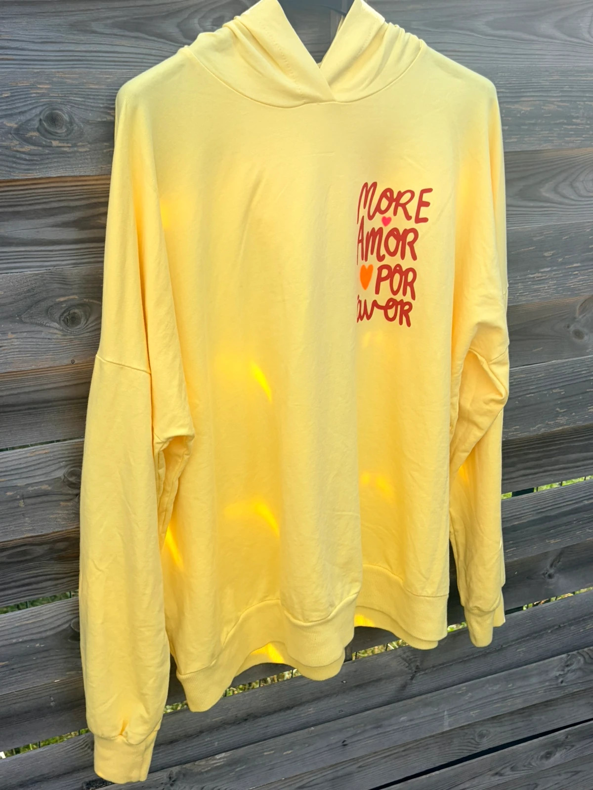 🍋Sweat 40/46 jaune Amor et capuche – New Collection – taille Taille unique 3
