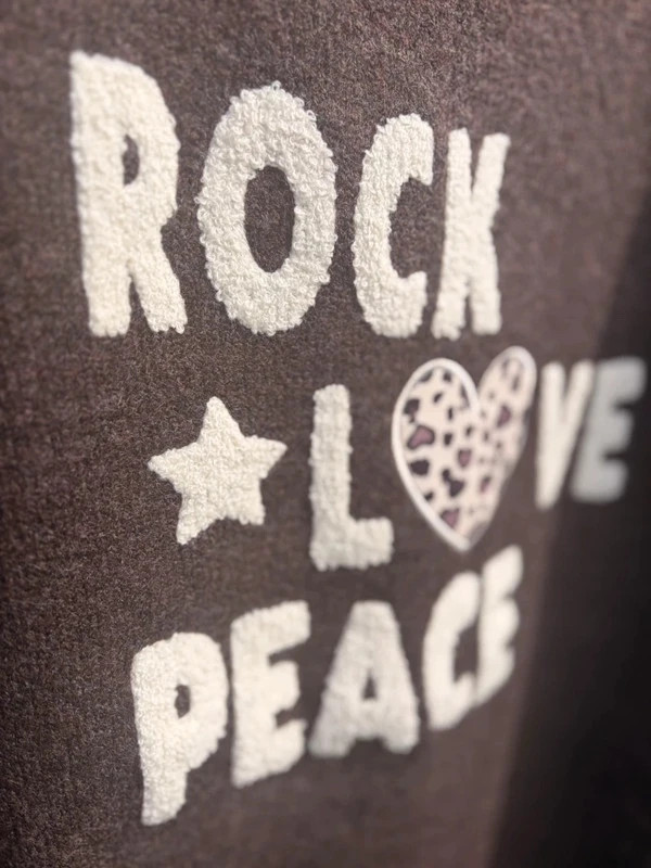 🤎Pull chocolat 36/42 Rock love peace – boutique indépendante – taille Taille unique 3