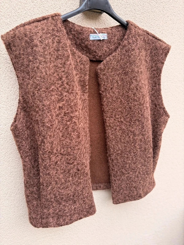 Gilet Teddy choco 36/42 – Italia – taille Taille unique 3