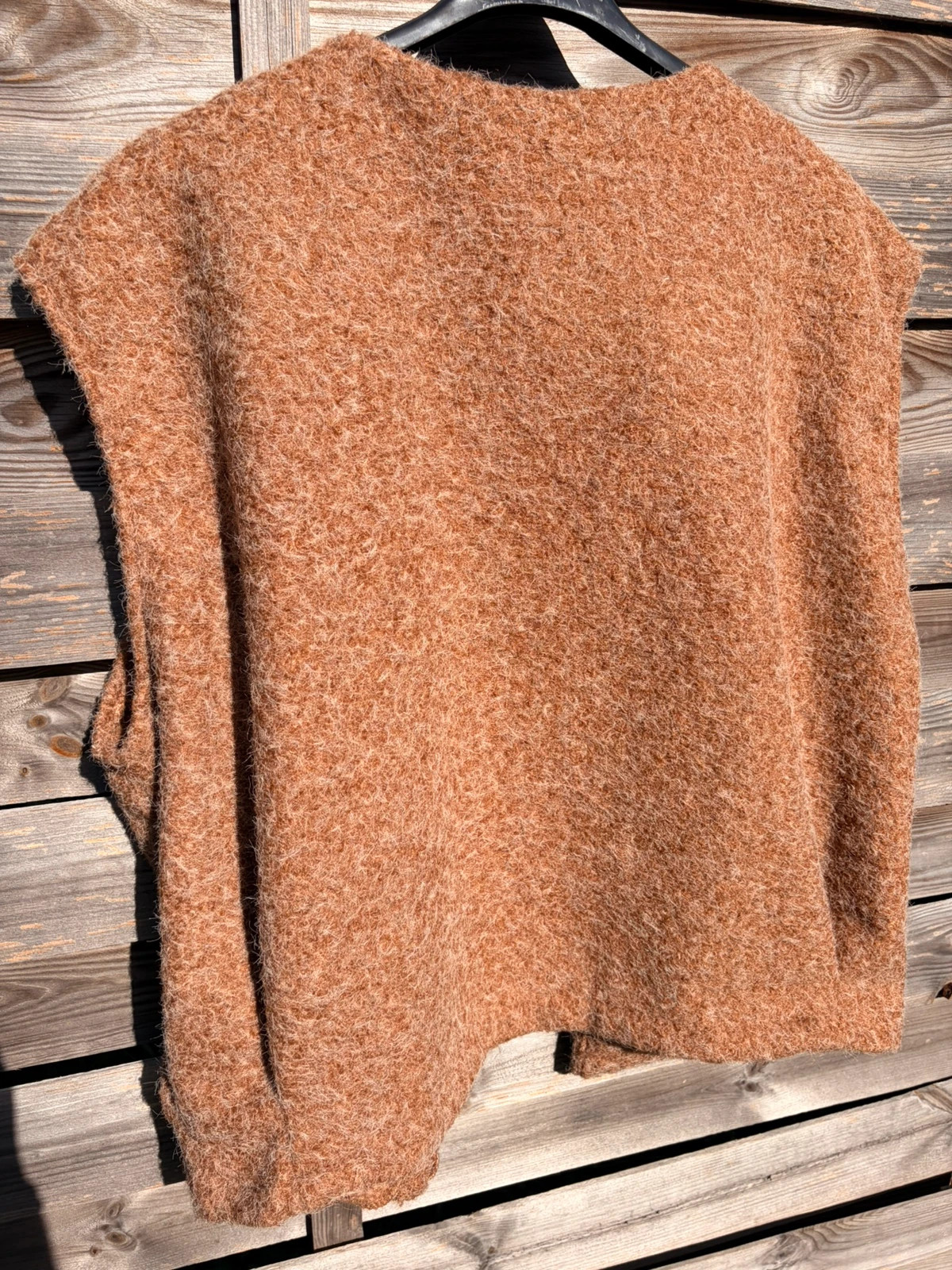 Gilet dans manches camel grande tailles – Vivichy – taille Taille unique 4