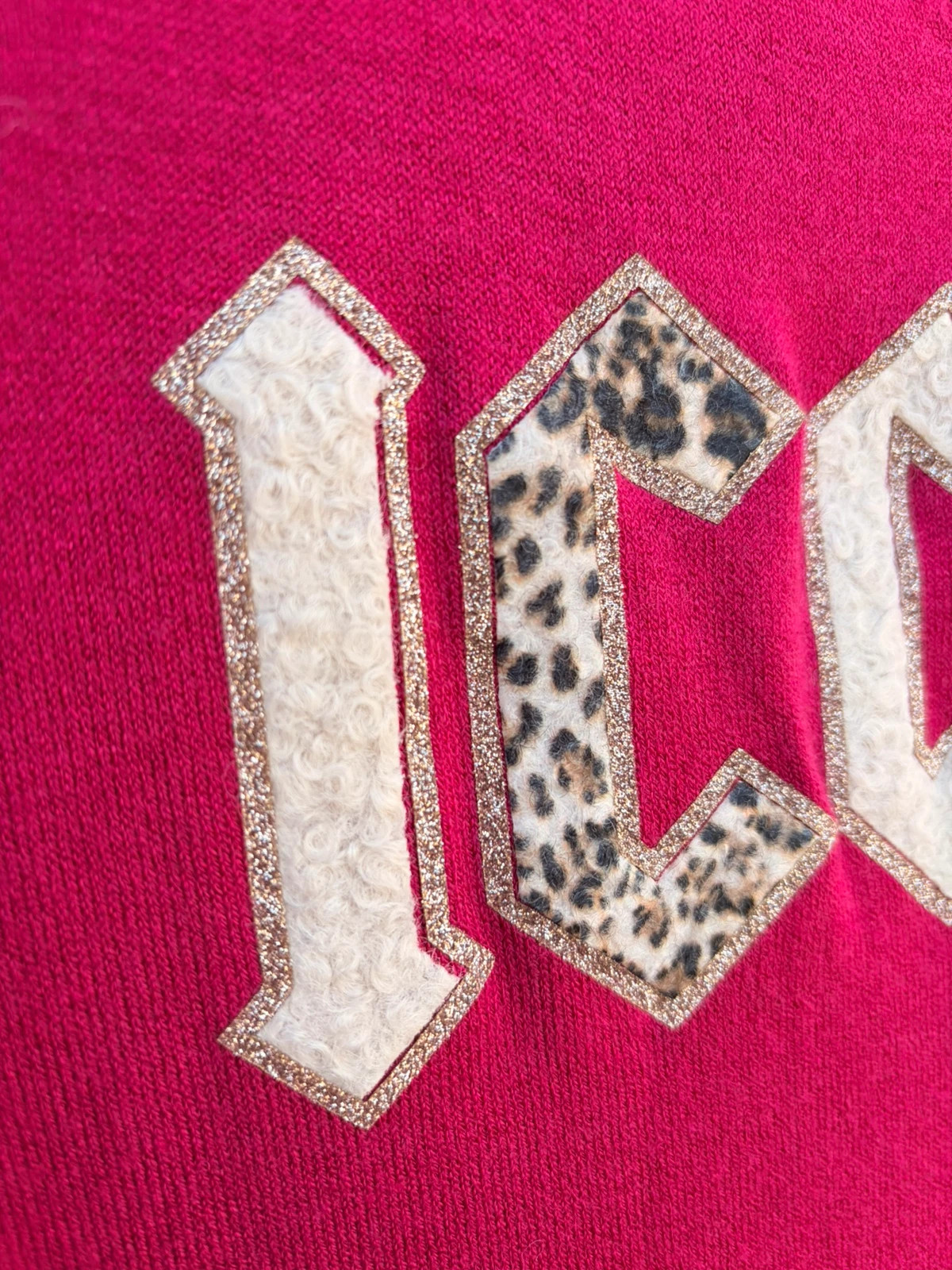 Pull V framboise imprimé 40/48 – Styled In Italy – taille Taille unique 2