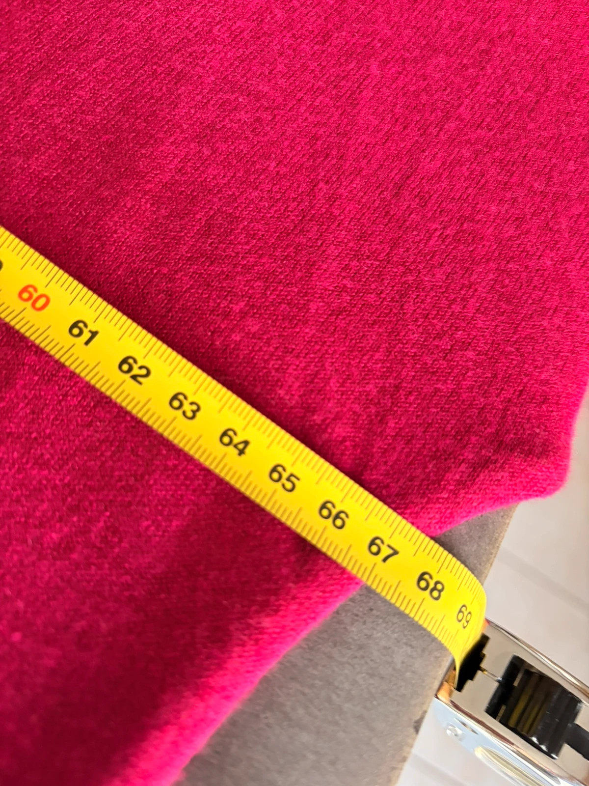 Pull V framboise imprimé 40/48 – Styled In Italy – taille Taille unique 4