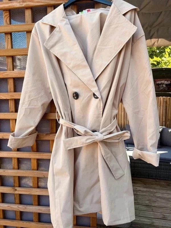 Trench imperméable beige grande taille 40/46 – Moda Italia – taille Taille unique 2