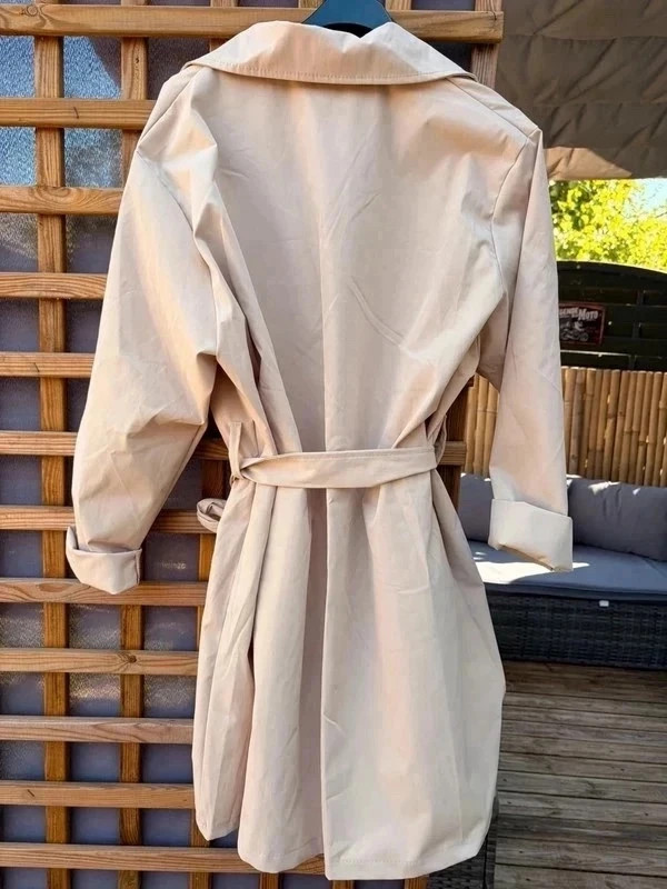 Trench imperméable beige grande taille 40/46 – Moda Italia – taille Taille unique 4