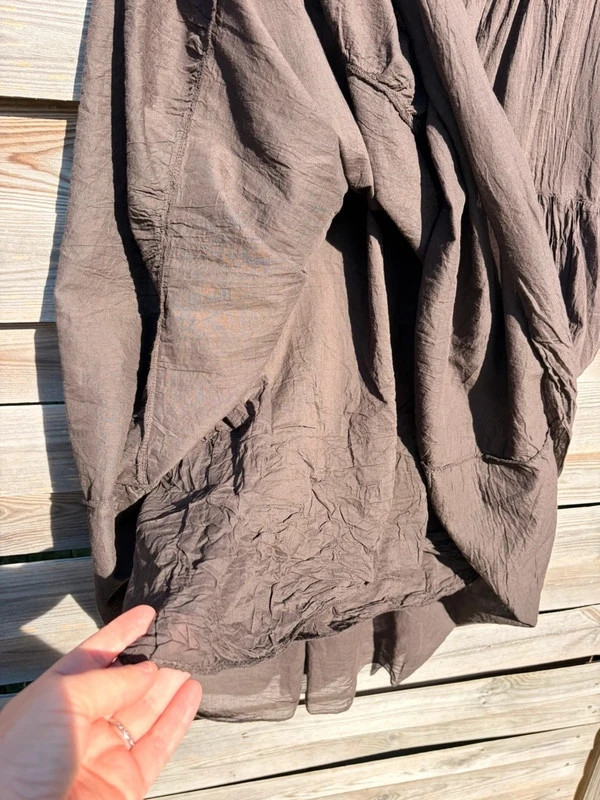 🤎Robe voile de coton chocolat 36/44 – Italia – taille Taille unique 3