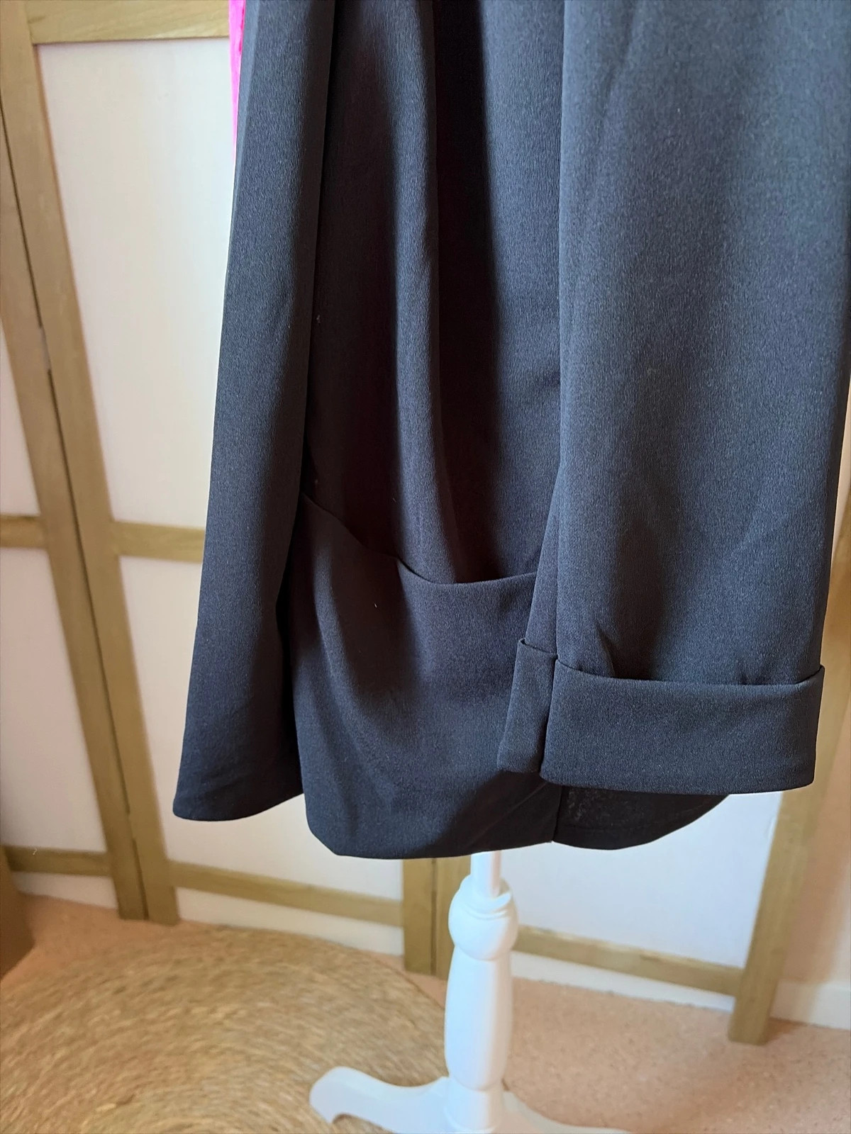 🌈🌸Veste blazer souple oversize TU 36/44 Noir – Italy Mode – taille Taille unique 2