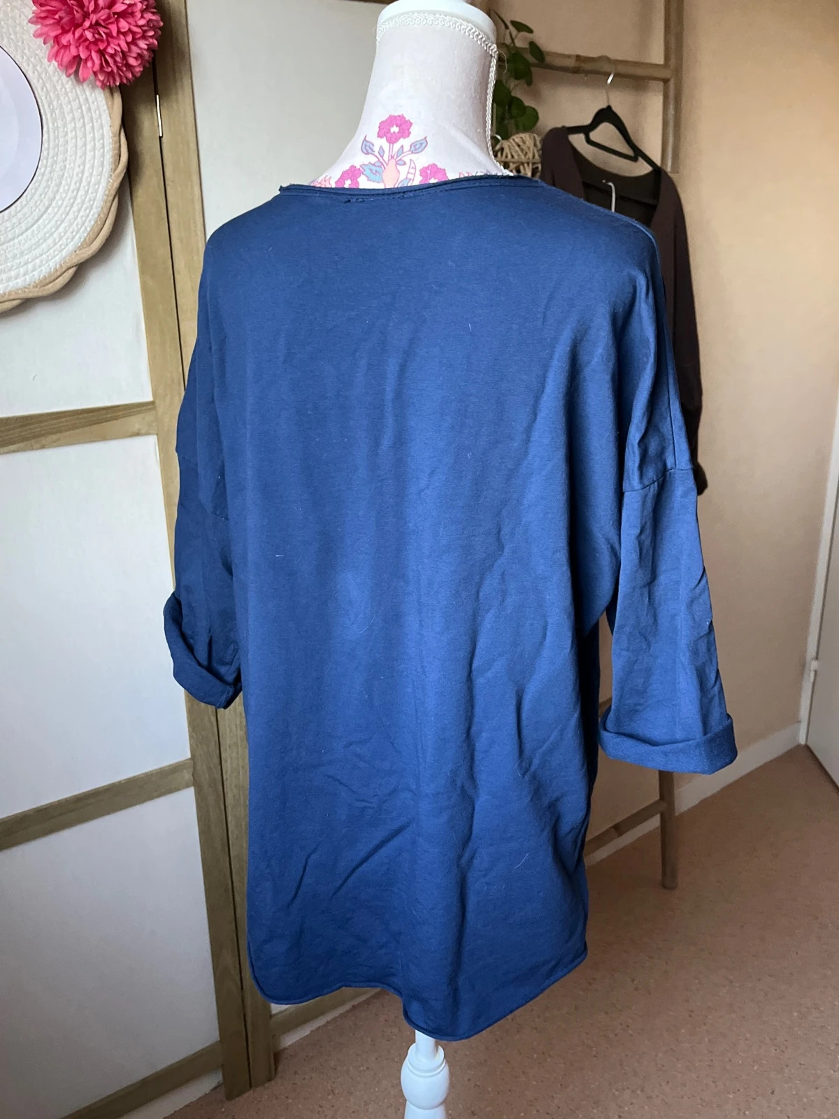 🌻Sweat fin Mademoiselle en Baskets TU – Made In Italy – taille Taille unique 5