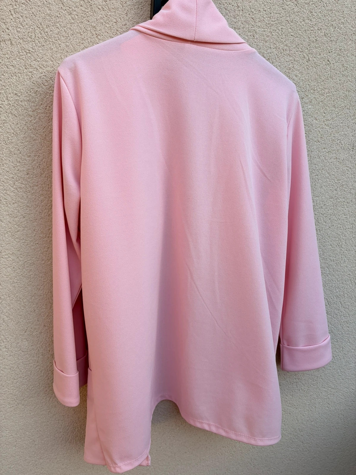 🌸Veste blazer souple rose poudré 36/44 – Italia – taille Taille unique 4