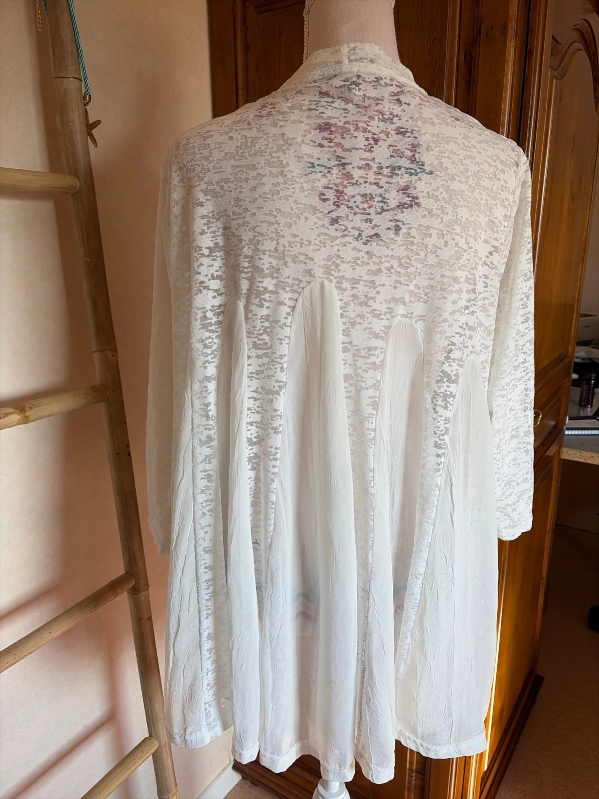Gilet voile dentelle TU 40/46 – FA Concept – taille Taille unique 5