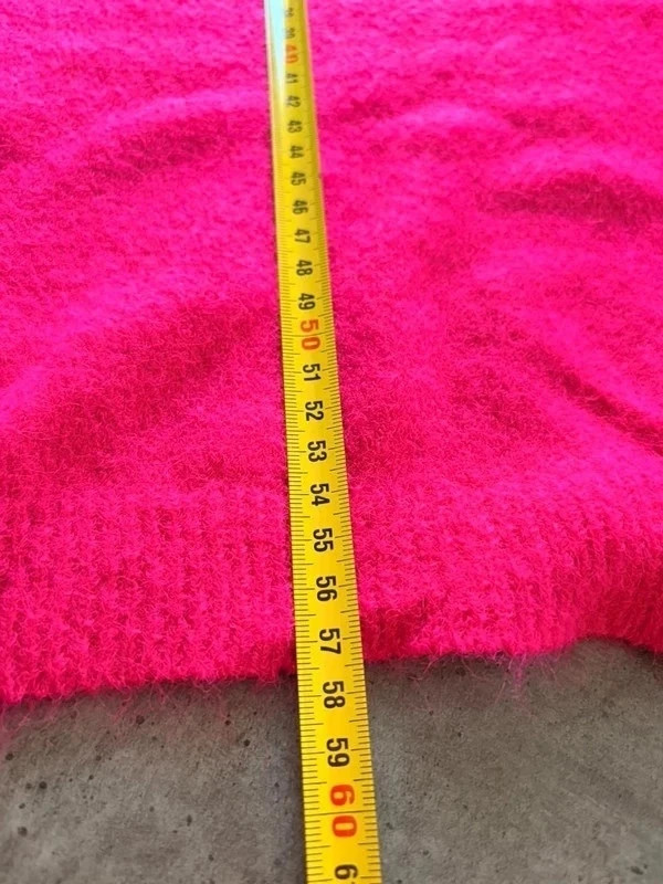 🌺Pull col V flash fuchsia 36/40 – M-Made in Italy – taille Taille unique 4