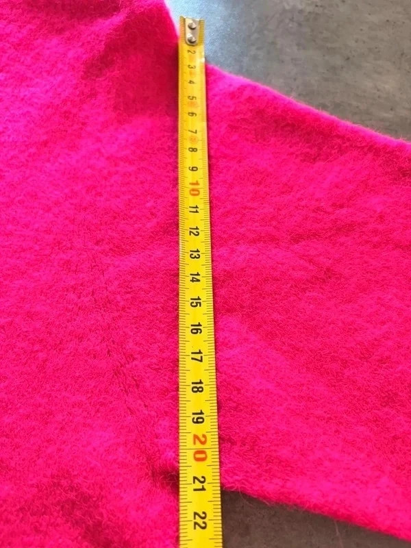 🌺Pull col V flash fuchsia 36/40 – M-Made in Italy – taille Taille unique 5