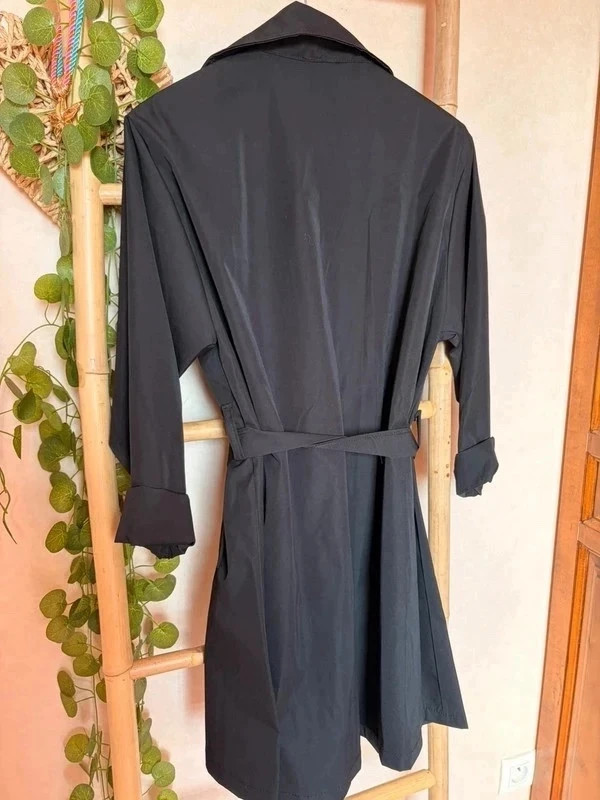 🌸Trench noir déperlant 40/44 belle taille – New Collection – taille Taille unique 2