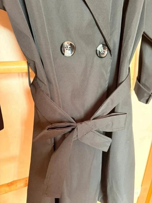 🌸Trench noir déperlant 40/44 belle taille – New Collection – taille Taille unique 3