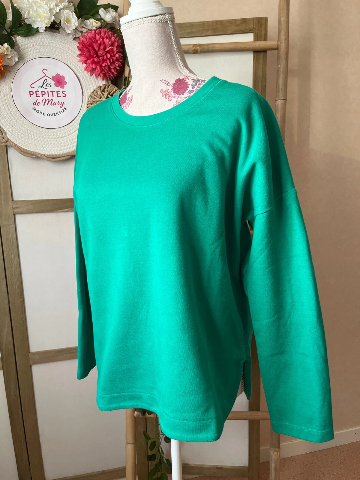 🌸 Sweat vert Brésil Cecil 🌸