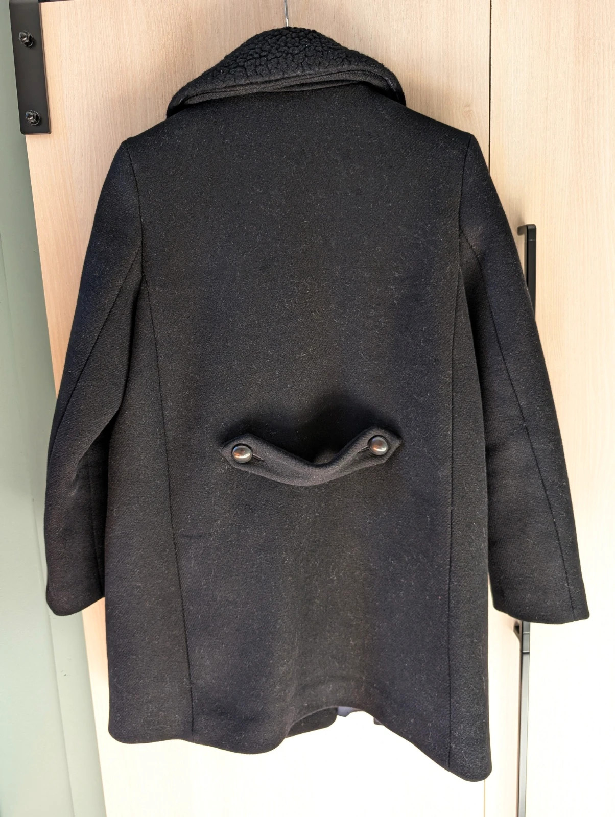 Manteau caban Sézane élégant, noir T 38 – Sézane – taille M / 38 / 10 3