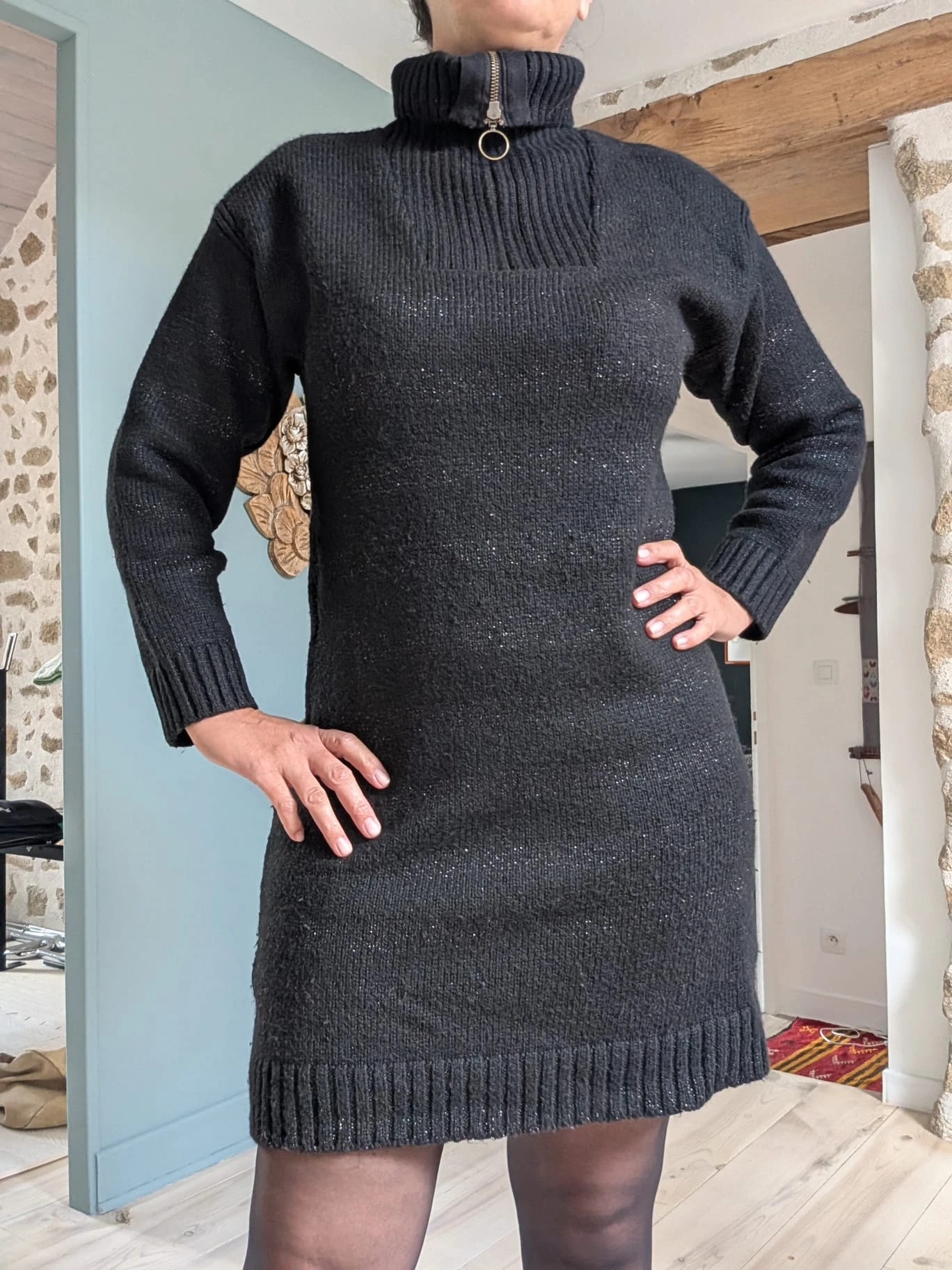 Robe pull One Step col camionneur – One step – taille M / 38 / 10 2